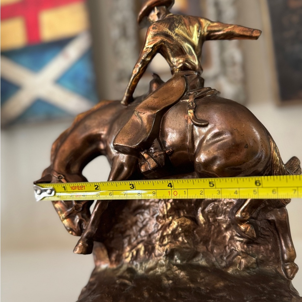 Gladys Brown Edwards Dodge Bronco Buster Cowboy Bookend 1947 –‎ As Is - Picture 9 of 14
